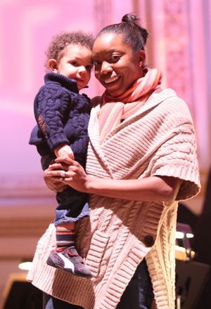 Heather Headley & son John David Open Rehearsal and Concert Performance of The New York PopsÃ'• The Great Judy Garland Ã' a one-night-only, song-for-song recreation of GarlandÃ'•s historic 1961 performance at Carnegie Hall in New York City. @ BroadwayWorld Heather Headley & son John David Open Rehearsal and Concert Performance of The New Yo Photo
