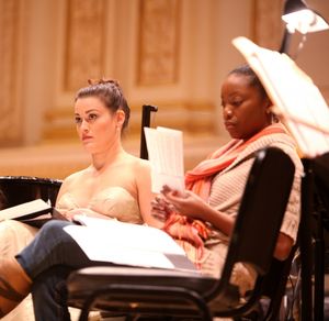 Ashley Brown & Heather Headley Open Rehearsal and Concert Performance of The New York PopsÃ'• The Great Judy Garland Ã' a one-night-only, song-for-song recreation of GarlandÃ'•s historic 1961 performance at Carnegie Hall in New York City. @ BroadwayWorld Ashley Brown & Heather Headley Open Rehearsal and Concert Performance of The New York Photo
