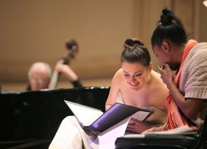 Ashley Brown & Heather Headley Open Rehearsal and Concert Performance of The New York PopsÃ'• The Great Judy Garland Ã' a one-night-only, song-for-song recreation of GarlandÃ'•s historic 1961 performance at Carnegie Hall in New York City. @ BroadwayWorld Ashley Brown & Heather Headley Open Rehearsal and Concert Performance of The New York Photo