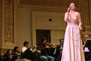 Ashley Brown Open Rehearsal and Concert Performance of The New York PopsÃ'• The Great Judy Garland Ã' a one-night-only, song-for-song recreation of GarlandÃ'•s historic 1961 performance at Carnegie Hall in New York City. @ BroadwayWorld Ashley Brown Open Rehearsal and Concert Performance of The New York PopsÃ'• T Photo