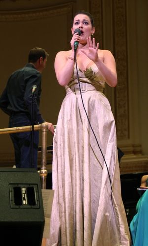 Ashley Brown Open Rehearsal and Concert Performance of The New York PopsÃ'• The Great Judy Garland Ã' a one-night-only, song-for-song recreation of GarlandÃ'•s historic 1961 performance at Carnegie Hall in New York City. @ BroadwayWorld Ashley Brown Open Rehearsal and Concert Performance of The New York PopsÃ'• T Photo