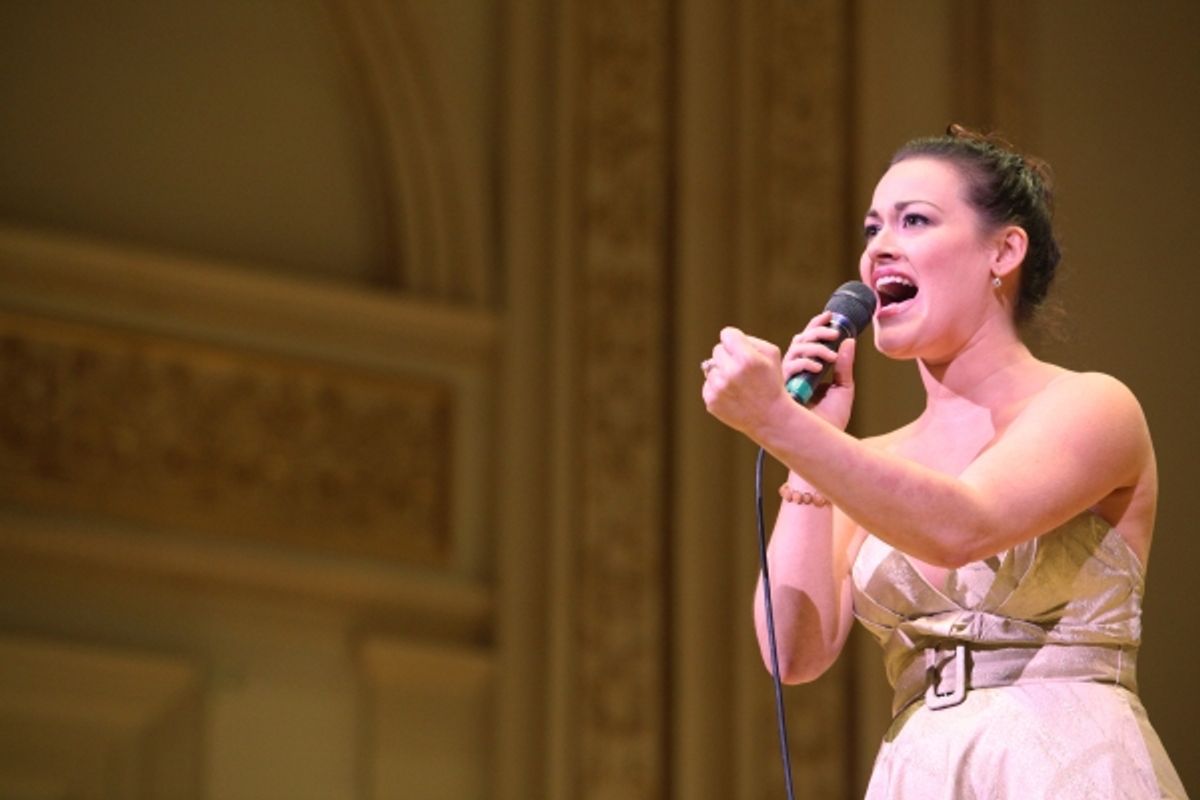 Ashley Brown Open Rehearsal and Concert Performance of The New York PopsÃ�'â€¢ The Great Judy Garland Ã�'Â a one-night-only, song-for-song recreation of GarlandÃ�'â€¢s historic 1961 performance at Carnegie Hall in New York City. at 