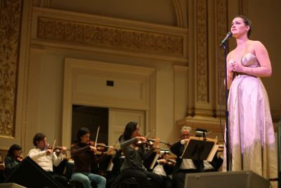 Ashley Brown Open Rehearsal and Concert Performance of The New York PopsÃƒâ€¢ T Photo