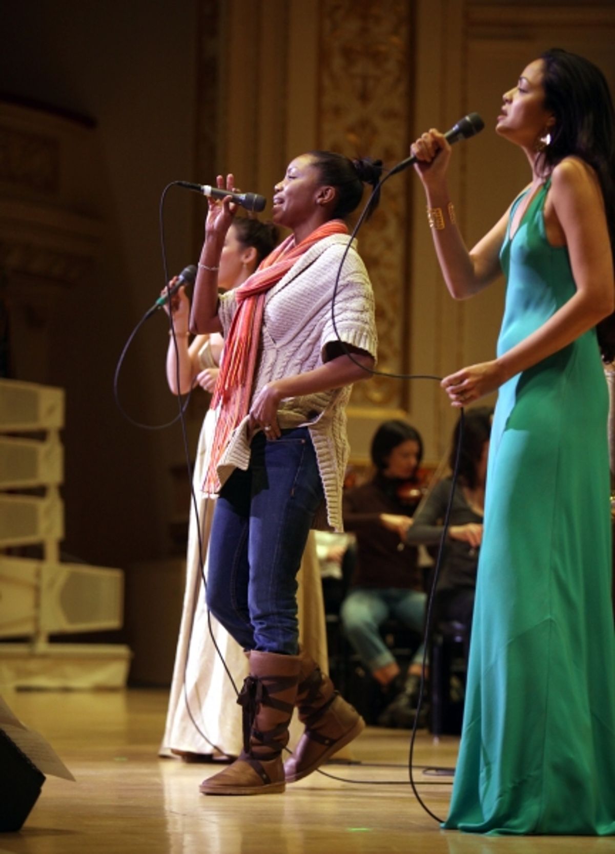 Ashley Brown & Heather Headley & Karen Olivo Open Rehearsal and Concert Performance of The New York PopsÃ'â€¢ The Great Judy Garland Ã'Â a one-night-only, song-for-song recreation of GarlandÃ'â€¢s historic 1961 performance at Carnegie Hall in New York Ci at 
