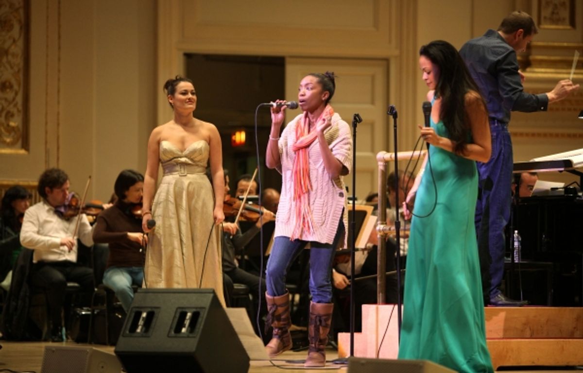 Ashley Brown & Heather Headley & Karen Olivo & Steven Reineke Open Rehearsal and Concert Performance of The New York PopsÃ'â€¢ The Great Judy Garland Ã'Â a one-night-only, song-for-song recreation of GarlandÃ'â€¢s historic 1961 performance at Carnegie Ha at 