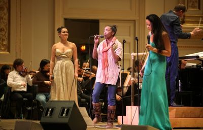 Ashley Brown & Heather Headley & Karen Olivo & Steven Reineke Open Rehearsal and Conc Photo