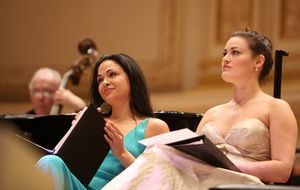 Karen Olivo & Ashley Brown Open Rehearsal and Concert Performance of The New York PopsÃ'• The Great Judy Garland Ã' a one-night-only, song-for-song recreation of GarlandÃ'•s historic 1961 performance at Carnegie Hall in New York City. @ BroadwayWorld Karen Olivo & Ashley Brown Open Rehearsal and Concert Performance of The New York Pop Photo