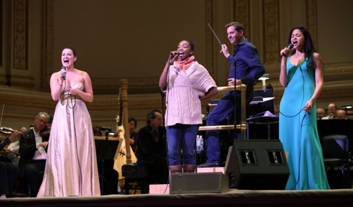 Ashley Brown & Heather Headley & Karen Olivo & Steven Reineke Open Rehearsal and Concert Performance of The New York PopsÃ'â€¢ The Great Judy Garland Ã'Â a one-night-only, song-for-song recreation of GarlandÃ'â€¢s historic 1961 performance at Carnegie Ha at 