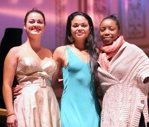 Ashley Brown & Karen Olivo & Heather Headley Open Rehearsal and Concert Performance of The New York PopsÃ'• The Great Judy Garland Ã' a one-night-only, song-for-song recreation of GarlandÃ'•s historic 1961 performance at Carnegie Hall in New York Ci @ BroadwayWorld Ashley Brown & Karen Olivo & Heather Headley Open Rehearsal and Concert Performance o Photo