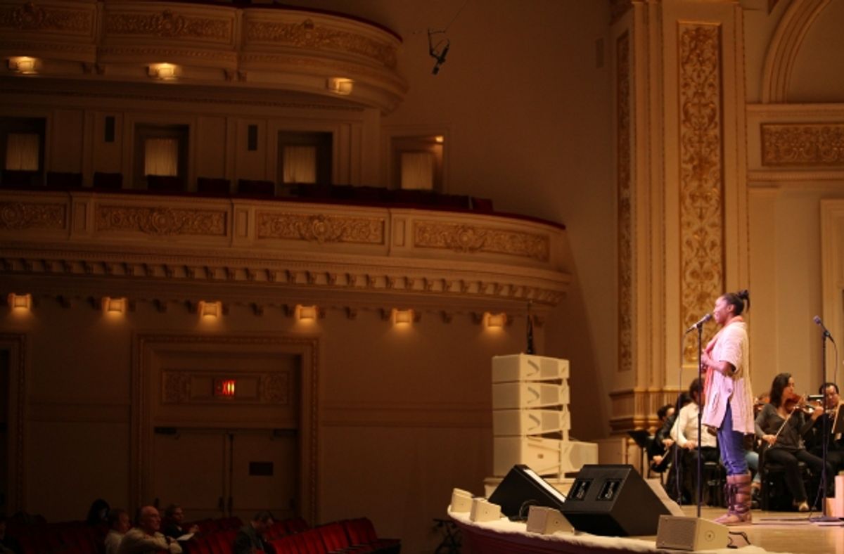 Heather Headley Open Rehearsal and Concert Performance of The New York PopsÃ�'â€¢ The Great Judy Garland Ã�'Â a one-night-only, song-for-song recreation of GarlandÃ�'â€¢s historic 1961 performance at Carnegie Hall in New York City. at 
