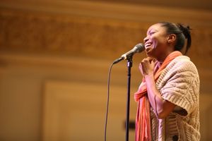 Heather Headley Open Rehearsal and Concert Performance of The New York PopsÃ'• The Great Judy Garland Ã' a one-night-only, song-for-song recreation of GarlandÃ'•s historic 1961 performance at Carnegie Hall in New York City. @ BroadwayWorld Heather Headley Open Rehearsal and Concert Performance of The New York PopsÃ'‿ Photo