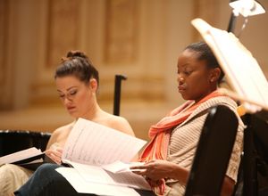 Ashley Brown & Heather Headley Open Rehearsal and Concert Performance of The New York PopsÃ'• The Great Judy Garland Ã' a one-night-only, song-for-song recreation of GarlandÃ'•s historic 1961 performance at Carnegie Hall in New York City. @ BroadwayWorld Ashley Brown & Heather Headley Open Rehearsal and Concert Performance of The New York Photo