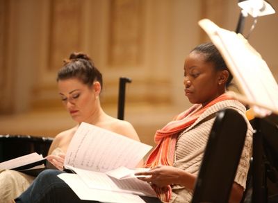 Ashley Brown & Heather Headley Open Rehearsal and Concert Performance of The New York Photo