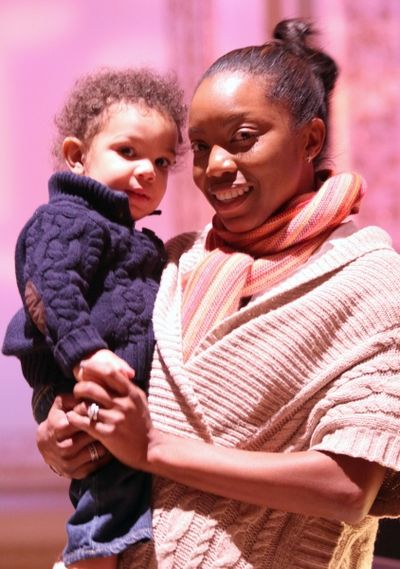 Heather Headley & son John David Open Rehearsal and Concert Performance of The New Yo Photo