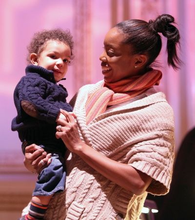 Heather Headley & son John David Open Rehearsal and Concert Performance of The New Yo Photo