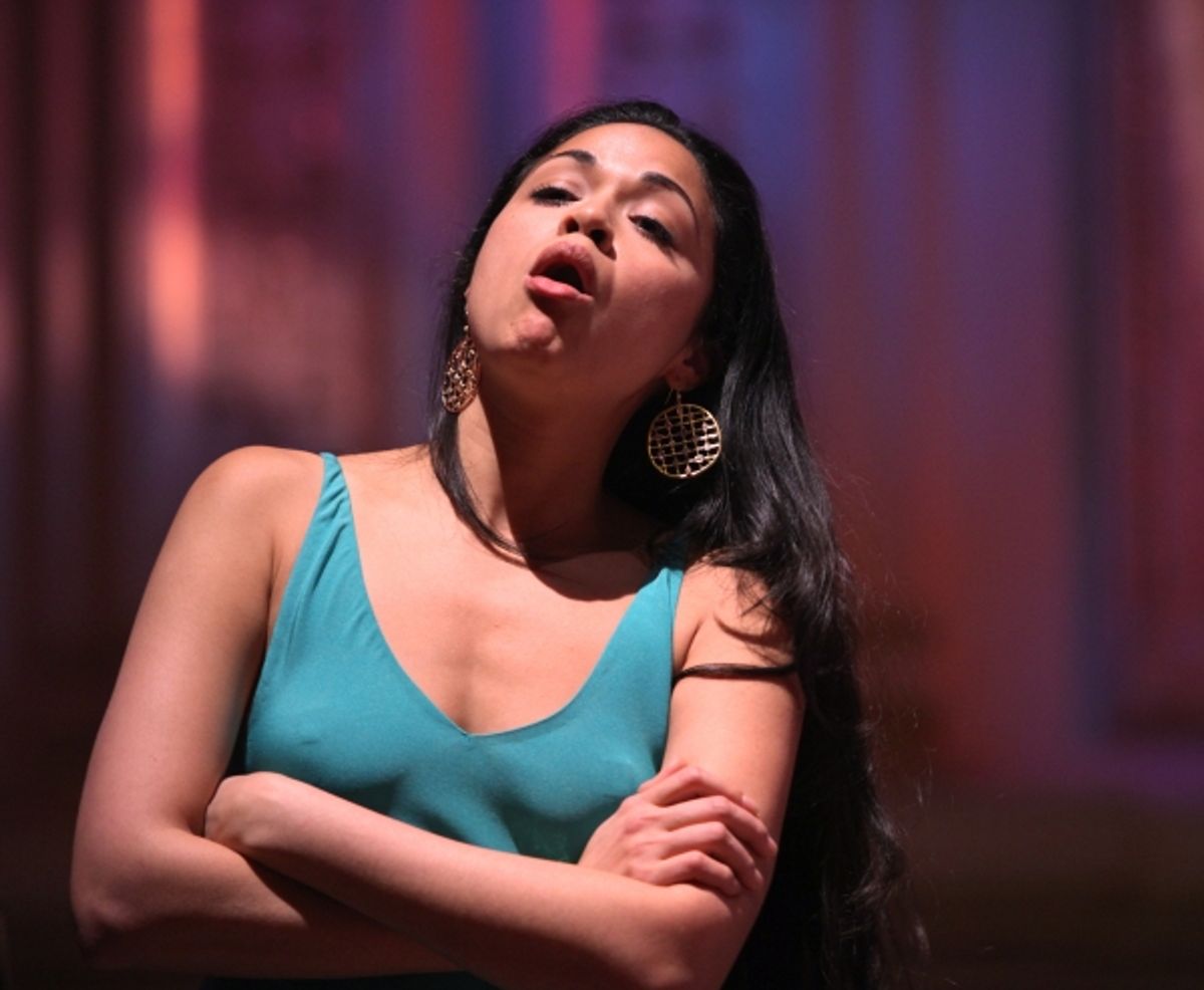 Karen Olivo Open Rehearsal and Concert Performance of The New York PopsÃ�'â€¢ The Great Judy Garland Ã�'Â a one-night-only, song-for-song recreation of GarlandÃ�'â€¢s historic 1961 performance at Carnegie Hall in New York City. at 