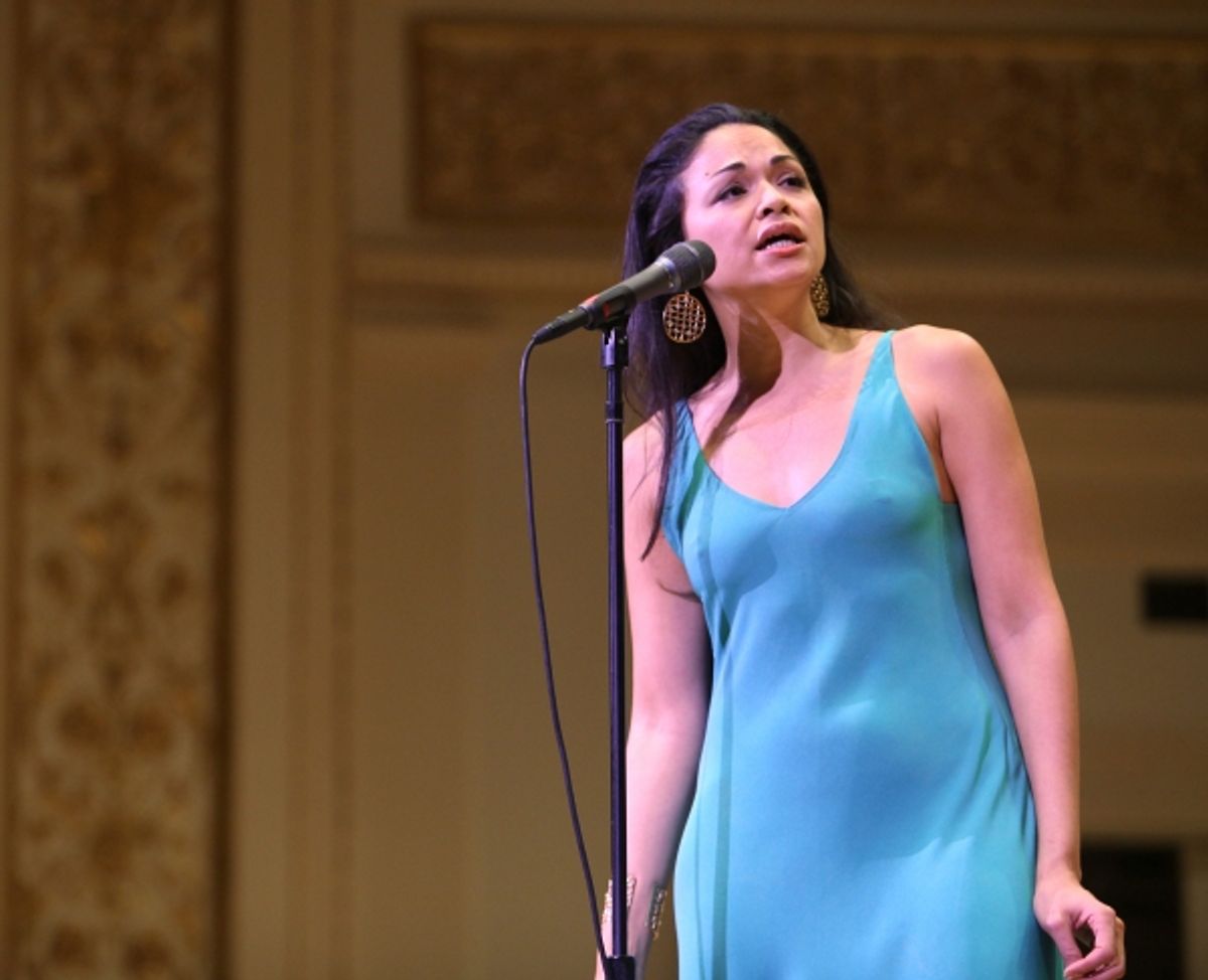Karen Olivo Open Rehearsal and Concert Performance of The New York PopsÃ�'â€¢ The Great Judy Garland Ã�'Â a one-night-only, song-for-song recreation of GarlandÃ�'â€¢s historic 1961 performance at Carnegie Hall in New York City. at 