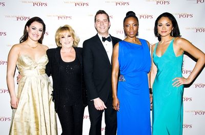 Ashley Brown, Lorna Luft, Steven Reineke, Heather Headley & Karen Olivo Photo