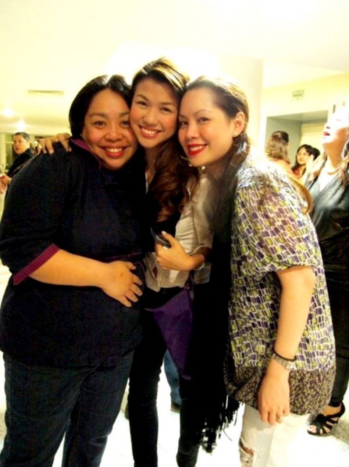 Chari Arespacochaga, Yanah Laurel, Shiela Valderama-Martinez at 