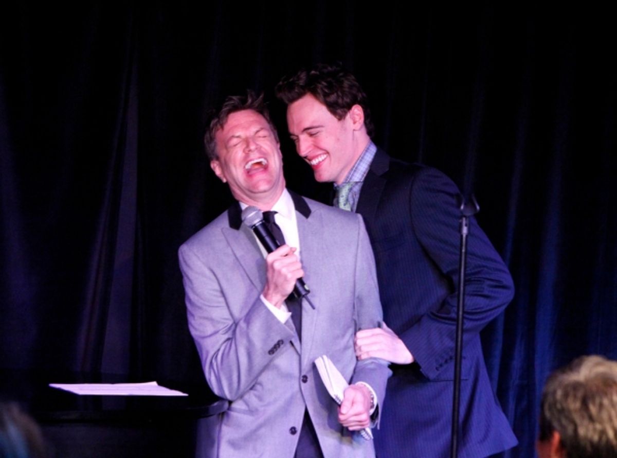 Jim Caruso and Erich Bergen  at 