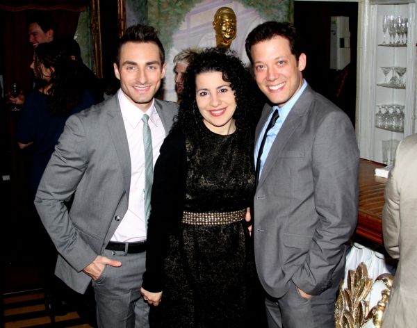 Scott Nevins, Julie Garnye and John Tartaglia  Photo