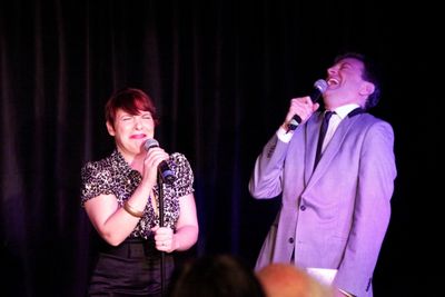 Daisy Eagan and Jim Caruso  Photo