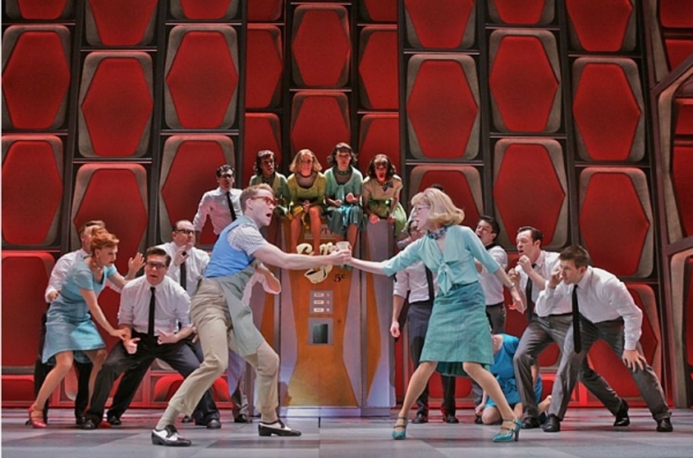 Photo Flash: HOW TO SUCCEED IN BUSINESS WITHOUT REALLY TRYING - Production Photos Released! Photo Flash: HOW TO SUCCEED IN BUSINESS WITHOUT REALLY TRYING - Production Photos Released! Image