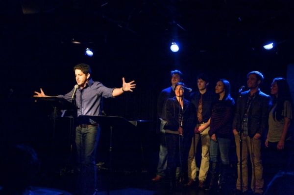  Howie Michael Smith with Brad Nacht, Shana Barone, Collin Leydon, Robyn Corujo, Devo Photo