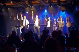 Brad Nacht, Collin Leydon, Matt Lutz, Howie Michael Smith, Derek Roland, Robyn Corujo, Shana Barone, Kate Wetherhead, Devon Goffman, Autumn Hurlbert, EJ Zimmerman @ BroadwayWorld Brad Nacht, Collin Leydon, Matt Lutz, Howie Michael Smith, Derek Roland, Robyn Corujo Photo