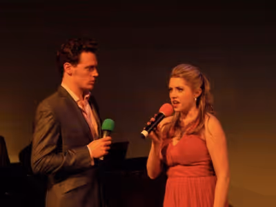 Annie Abrams and Erich Bergen Photo