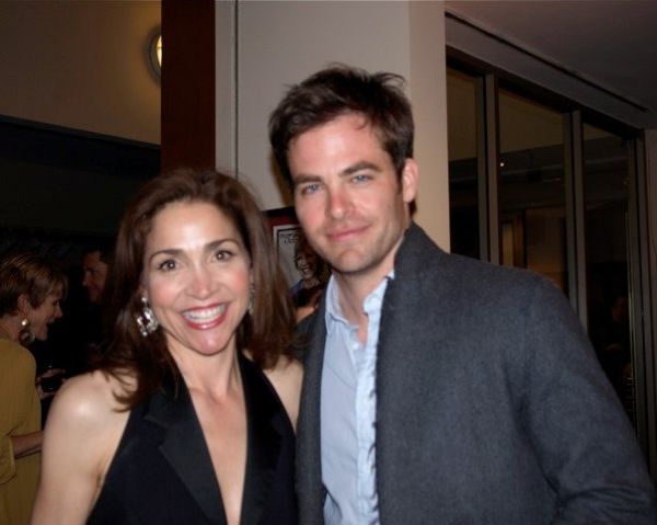Stasha Surdyke with Chris Pine Photo