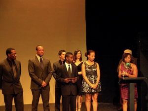 Lorenz Arnell and others on stage Photo