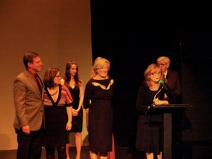 Anne Gee Byrd and others on stage Photo