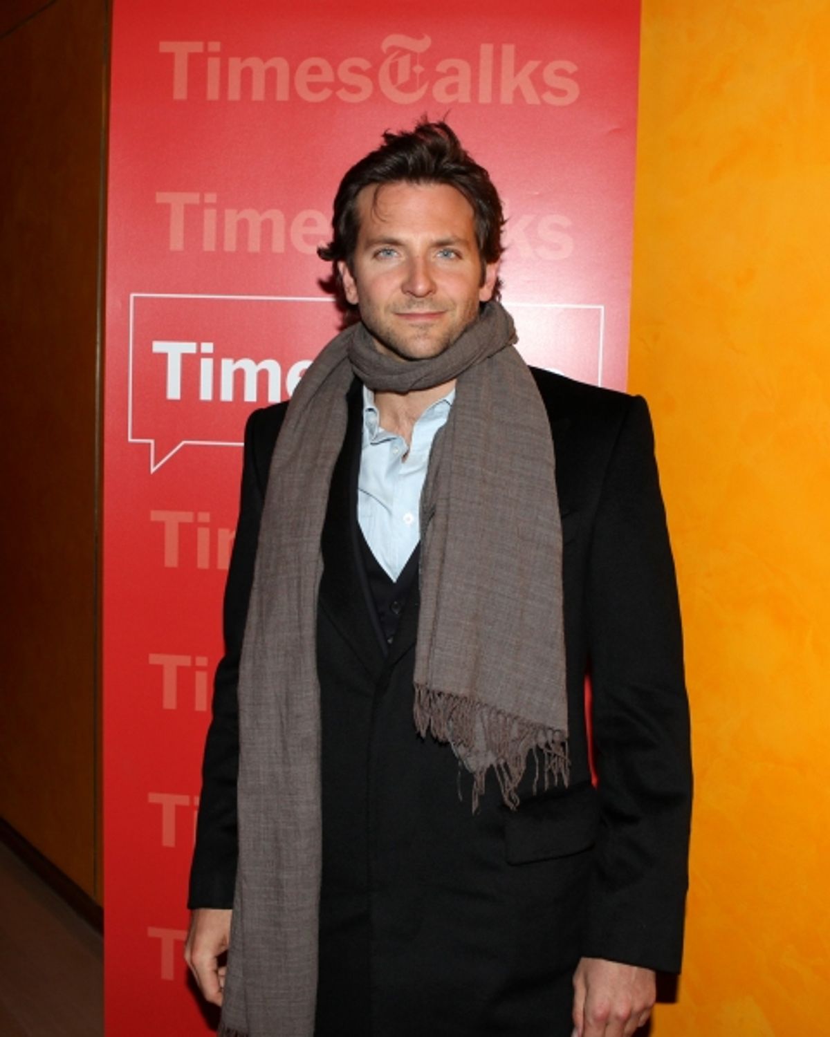 Bradley Cooper backstage at Times Talks: A Conversation with Bradley Cooper at the Times Center in New York City. at 