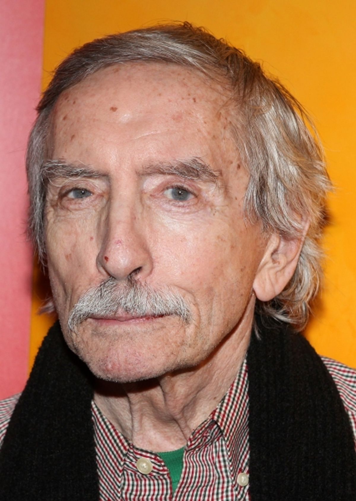 Edward Albee backstage at Times Talks: A Conversation with Tom Stoppard at the Times Center in New York City. at 