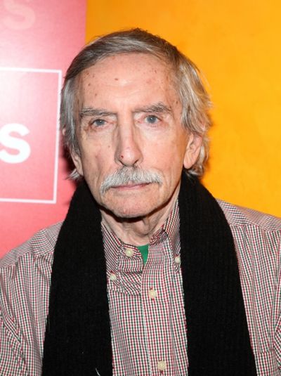 Edward Albee backstage at Times Talks: A Conversation with Tom Stoppard at the Times  Photo