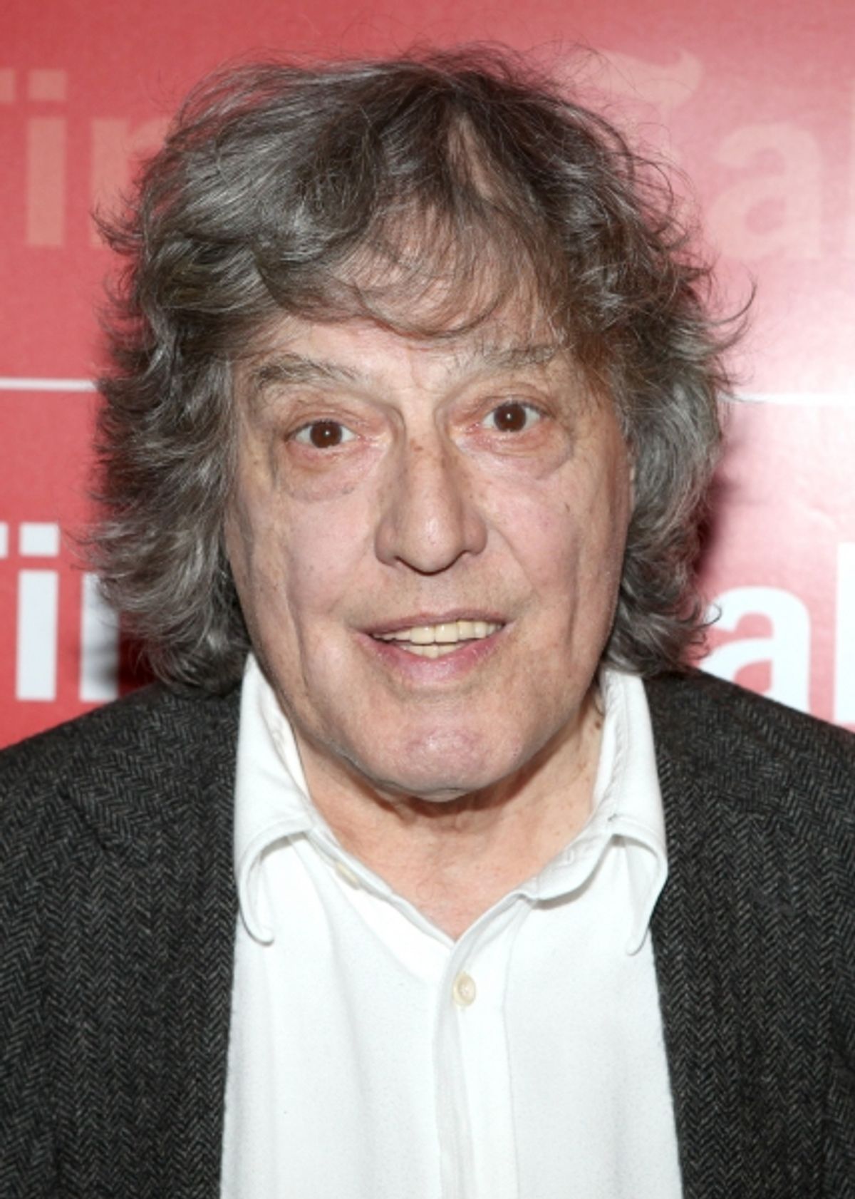 Tom Stoppard backstage at Times Talks: A Conversation with Tom Stoppard at the Times Center in New York City. at 