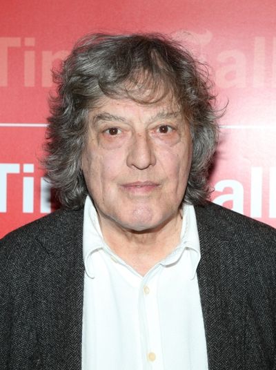 Tom Stoppard backstage at Times Talks: A Conversation with Tom Stoppard at the Times  Photo