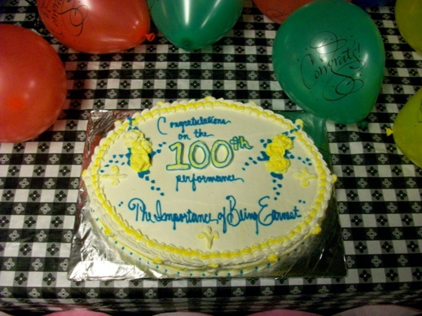 Photo Flash: IMPORTANCE OF BEING EARNEST Celebrates 100 Performances  Image