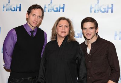 Stephen Kunken & Kathleen Turner & Evan Jonigkeit attend the Meet & Greet the cast of Photo