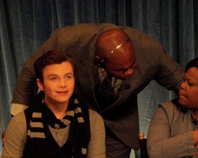Chris Colfer and Amber Riley Photo