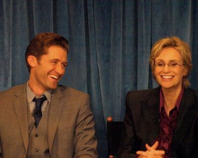 Matthew Morrison and Jane Lynch Photo