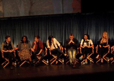 Chris Colfer, Amber Riley, Kevin McHale, Jenna Ushkowitz, Mark Salling, Naya Rivera,  Photo