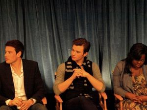 Cory Monteith, Chris Colfer, and Amber Riley Photo