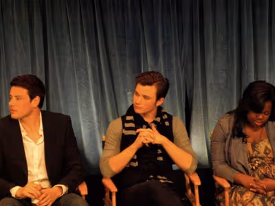 Cory Monteith, Chris Colfer, and Amber Riley Photo