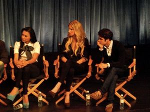 Naya Rivera, Heather Morris and Darren Criss Photo