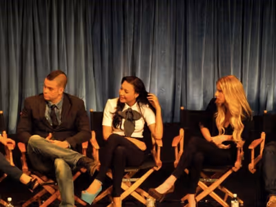  Mark Salling , Naya Rivera, and Heather Morris Photo