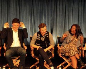 Cory Monteith, Chris Colfer, and Amber Riley Photo