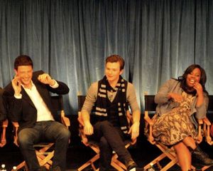 Cory Monteith, Chris Colfer, and Amber Riley Photo