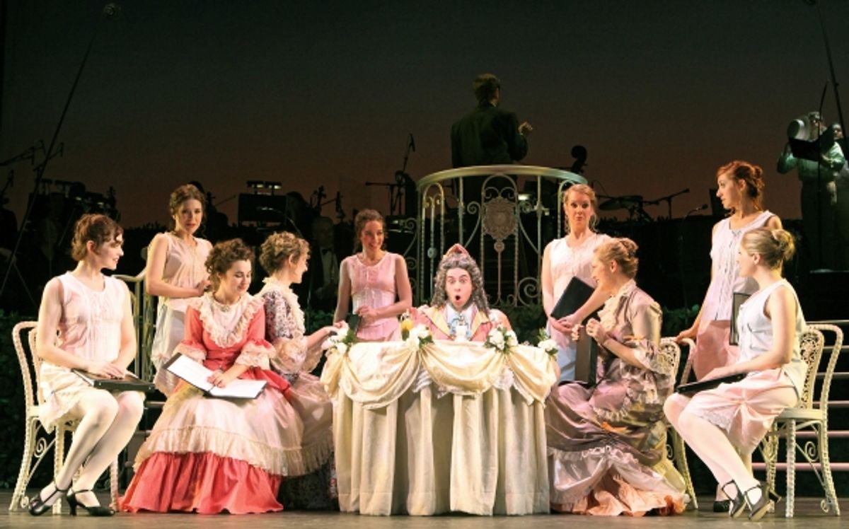 Where's Charley? New York City Center  Cast List: Rebecca Luker, Howard McGillin, Rob McClure, Sebastian Arcelus, Jill Paice, Jeff Brooks, and Lauren Worsham.   with Dan Callaway, Meggie Cansler, Hannah Chin, Nick Cosgrove, Desiree Davar, Ashlee Dupre, Le at 